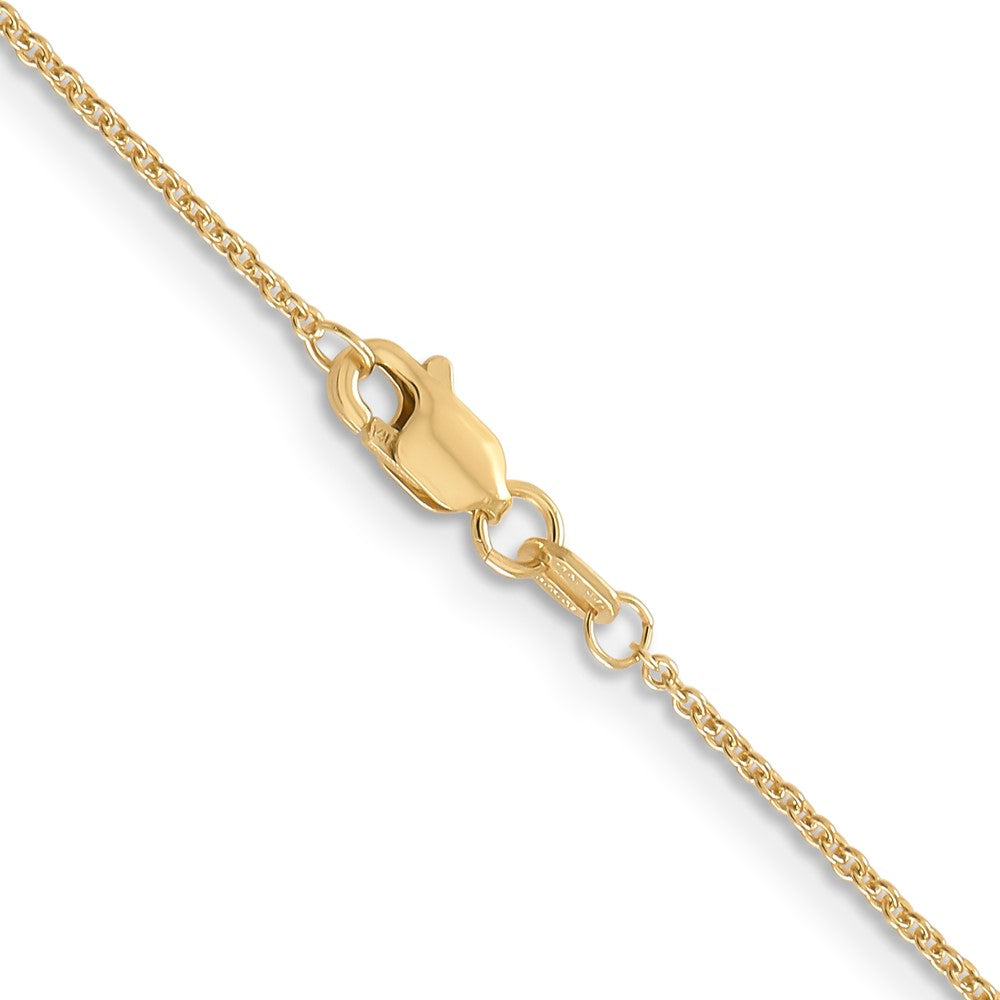 14K 1.2mm Cable with Lobster Clasp Chain