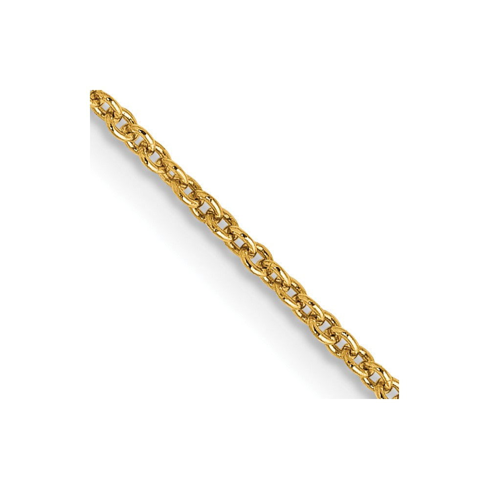 14K 1.2mm Cable with Lobster Clasp Chain