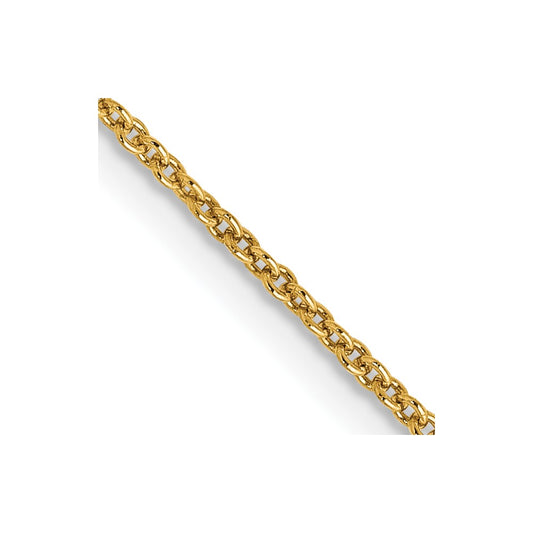 14K 1.2mm Cable with Lobster Clasp Chain