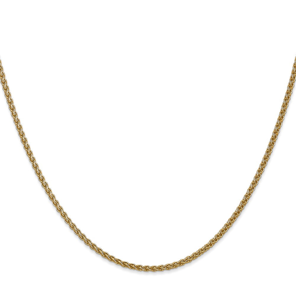 14K 1.05mm Spiga with Spring Ring Clasp Chain