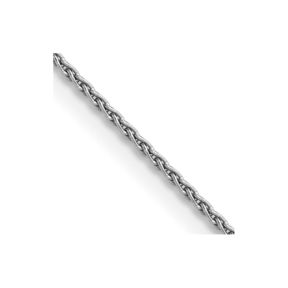 14K White Gold 1.5mm Parisian Wheat with Lobster Clasp Chain