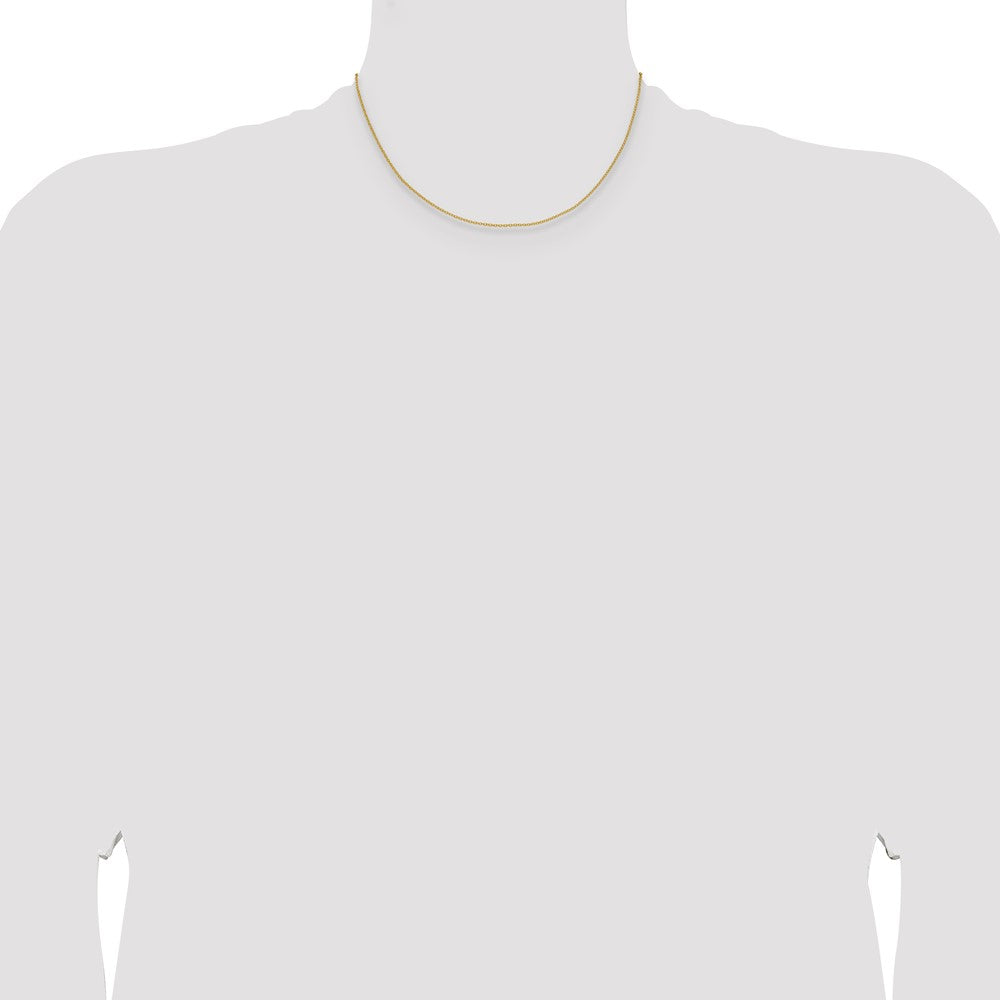 14k 1.5mm Cable Chain