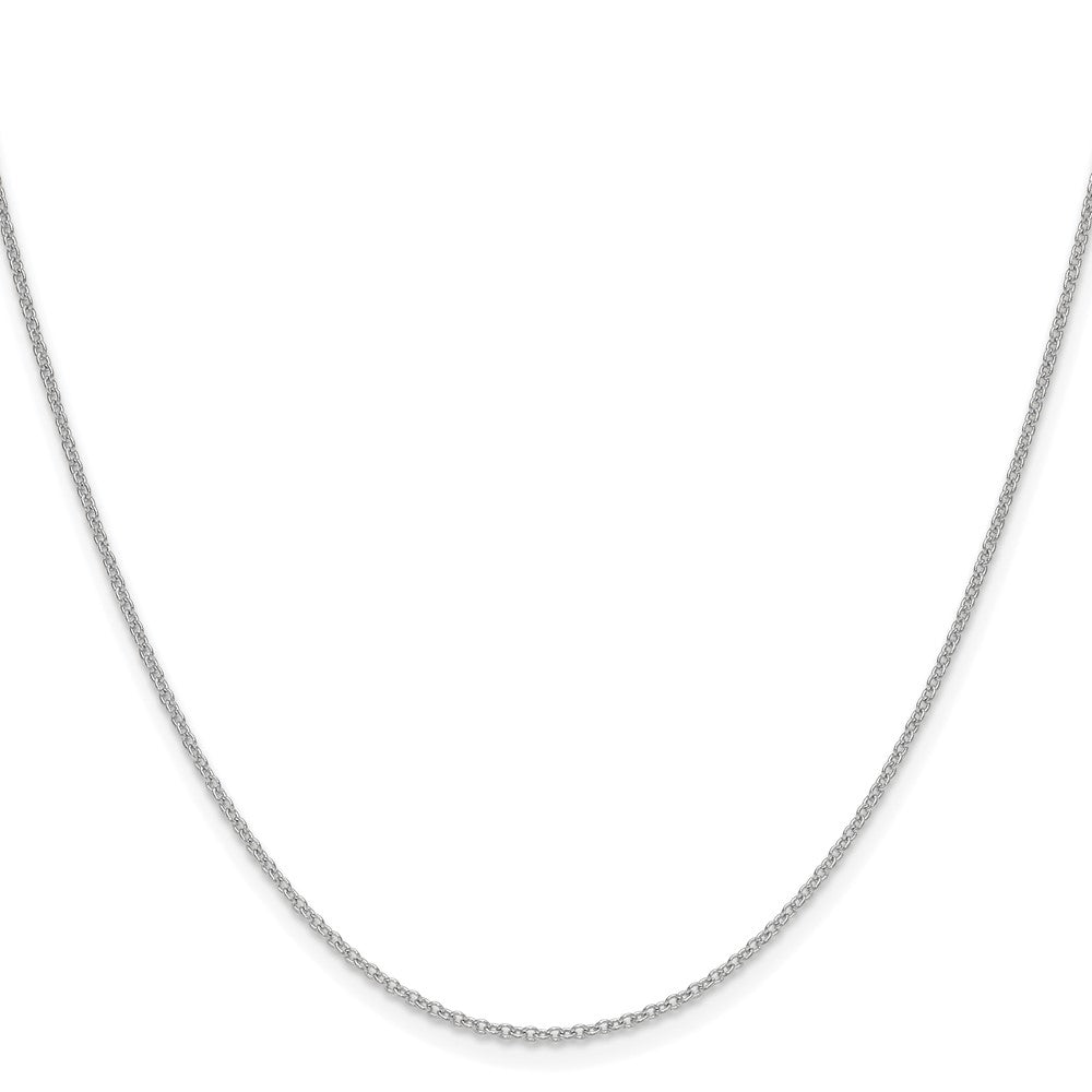 14k White Gold 1.5mm Cable Chain