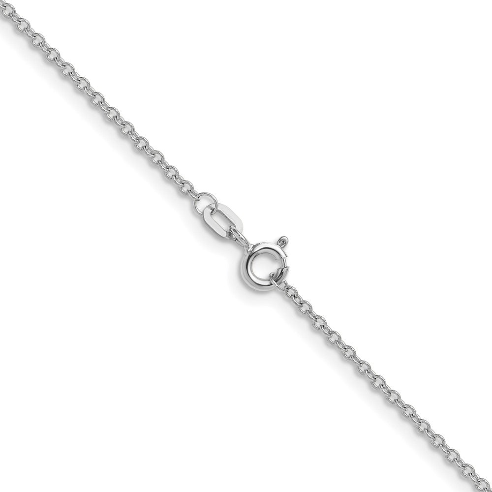 14k White Gold 1.5mm Cable Chain