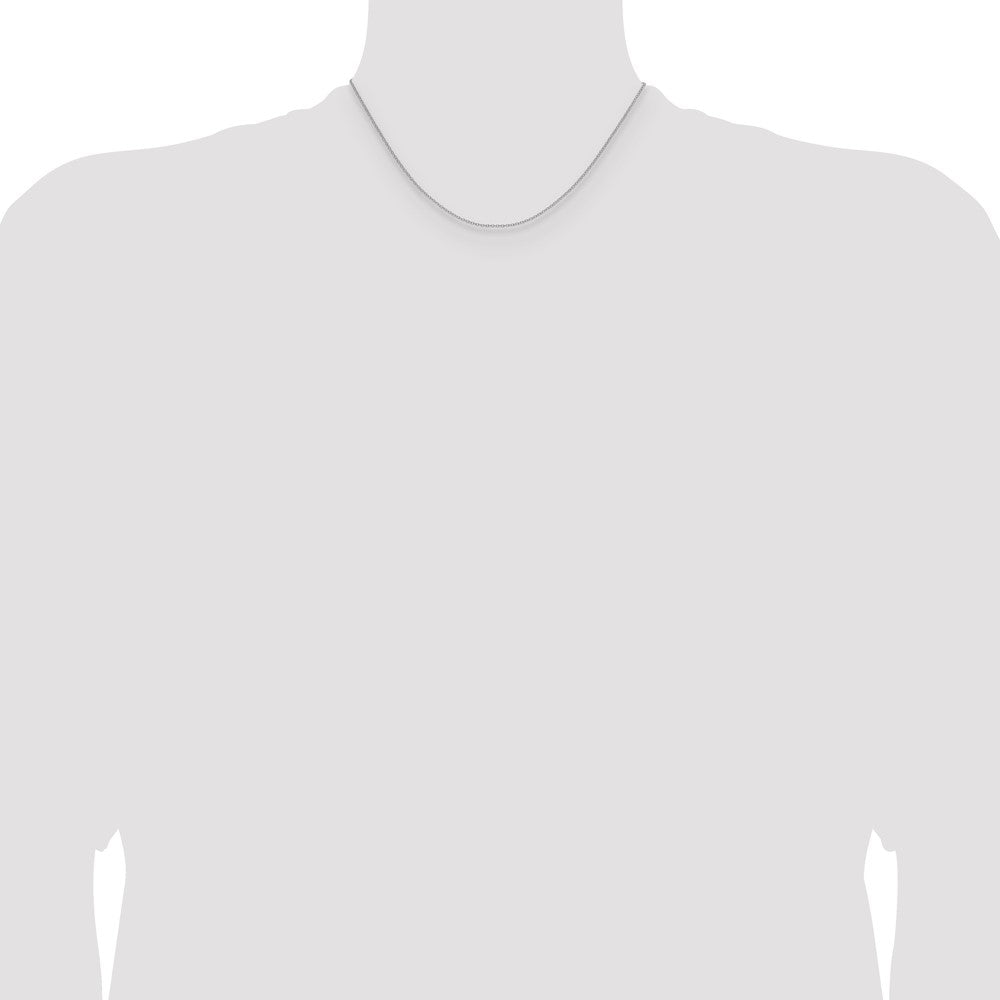 14k White Gold 1.5mm Cable Chain