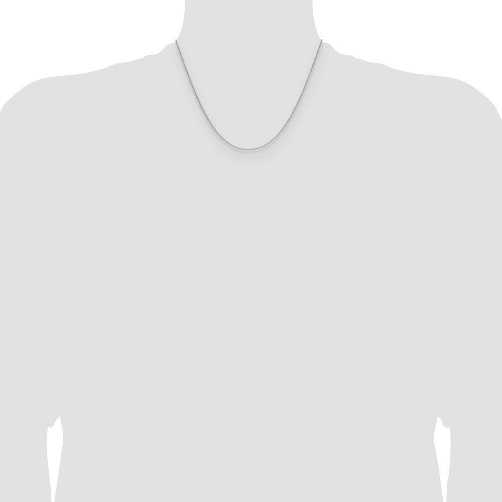 14k White Gold 1.5mm Cable Chain