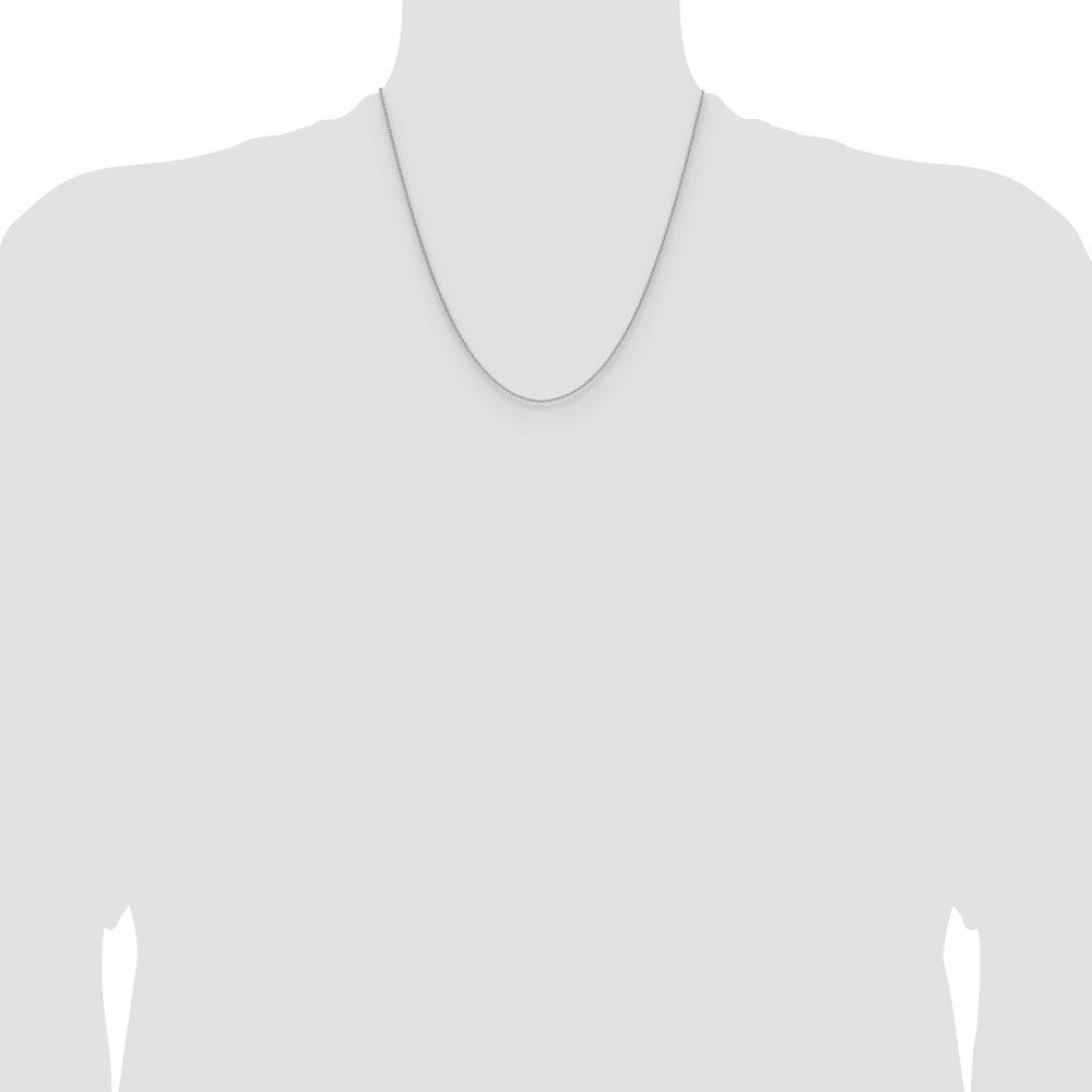 14k White Gold 1.5mm Cable Chain