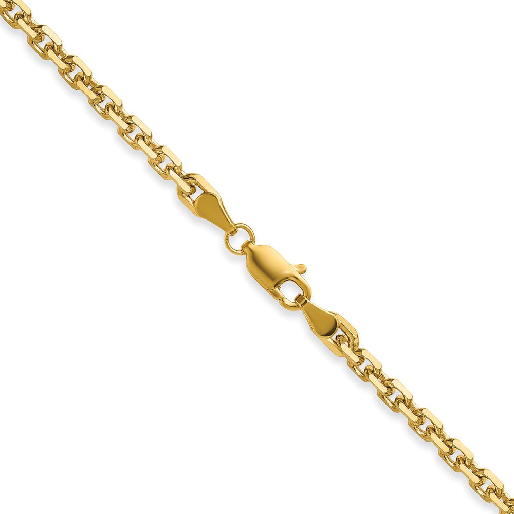 14k 3.25mm D/C French Link Chain