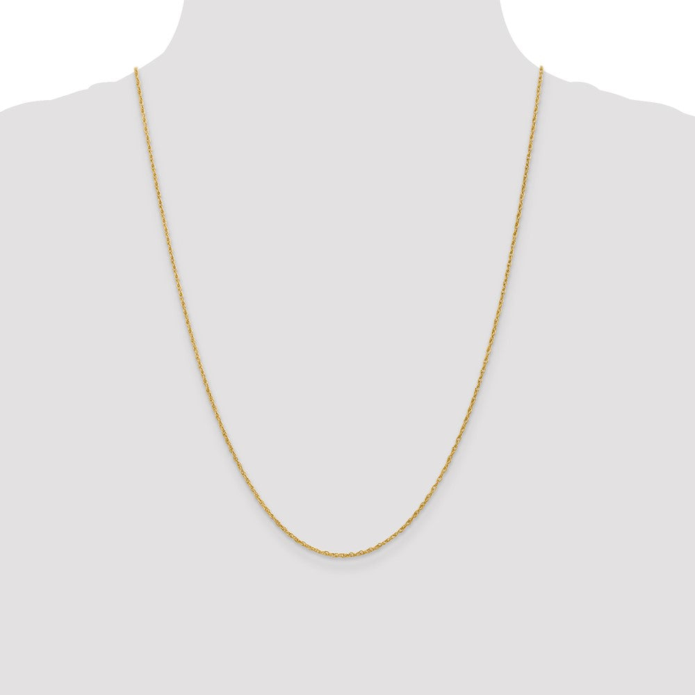 14K 1.3 Heavy Baby Rope with Lobster Clasp Chain