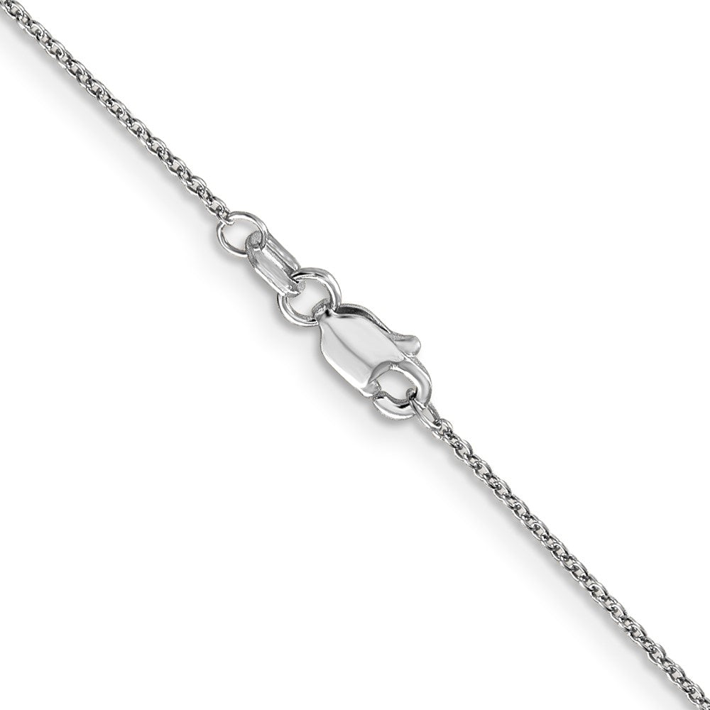 14K White Gold .9mm Cable with Lobster Clasp Chain