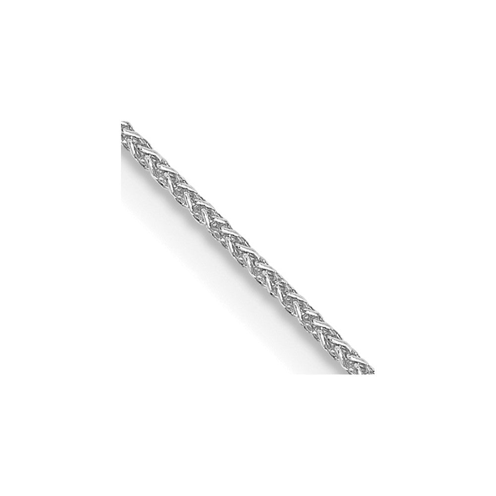 14K White Gold .85mm Spiga with Lobster Clasp Chain