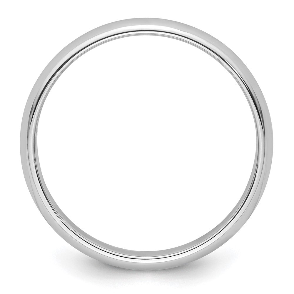Platinum 4mm Half Round Wedding Band