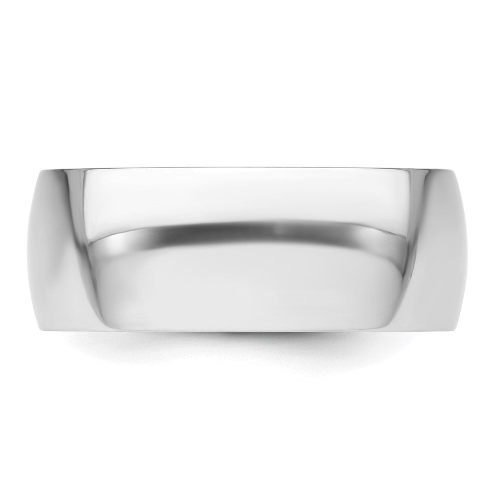 Platinum 8mm Lightweight Comfort-Fit Wedding Band