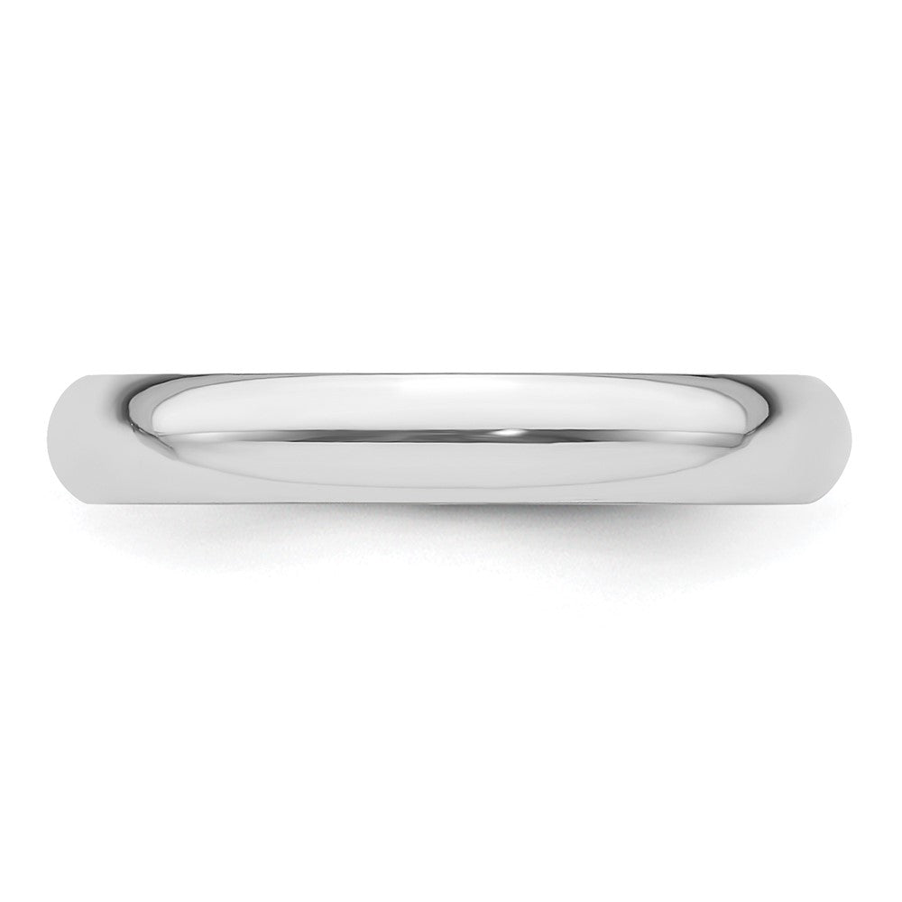 Platinum 3mm Half Round Featherweight Wedding Band