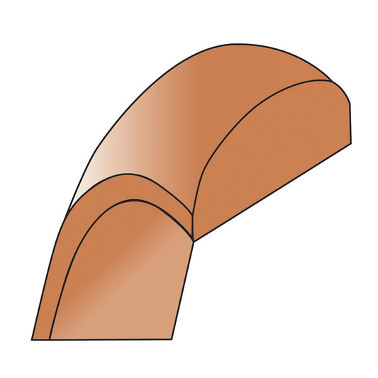 14k Rose Gold 2.5mm Half Round Band