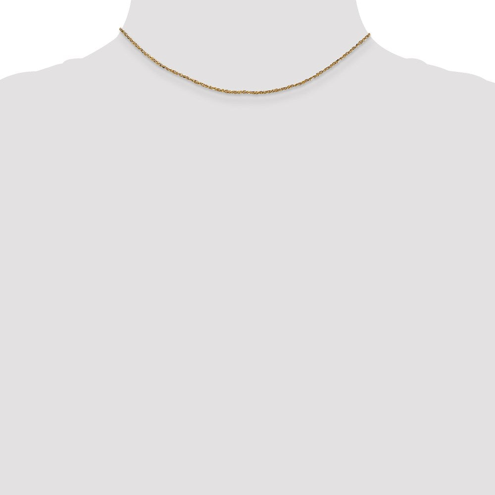 14K 1.7mm Ropa with Lobster Clasp Chain