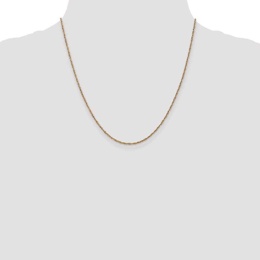 14K 1.7mm Ropa with Lobster Clasp Chain