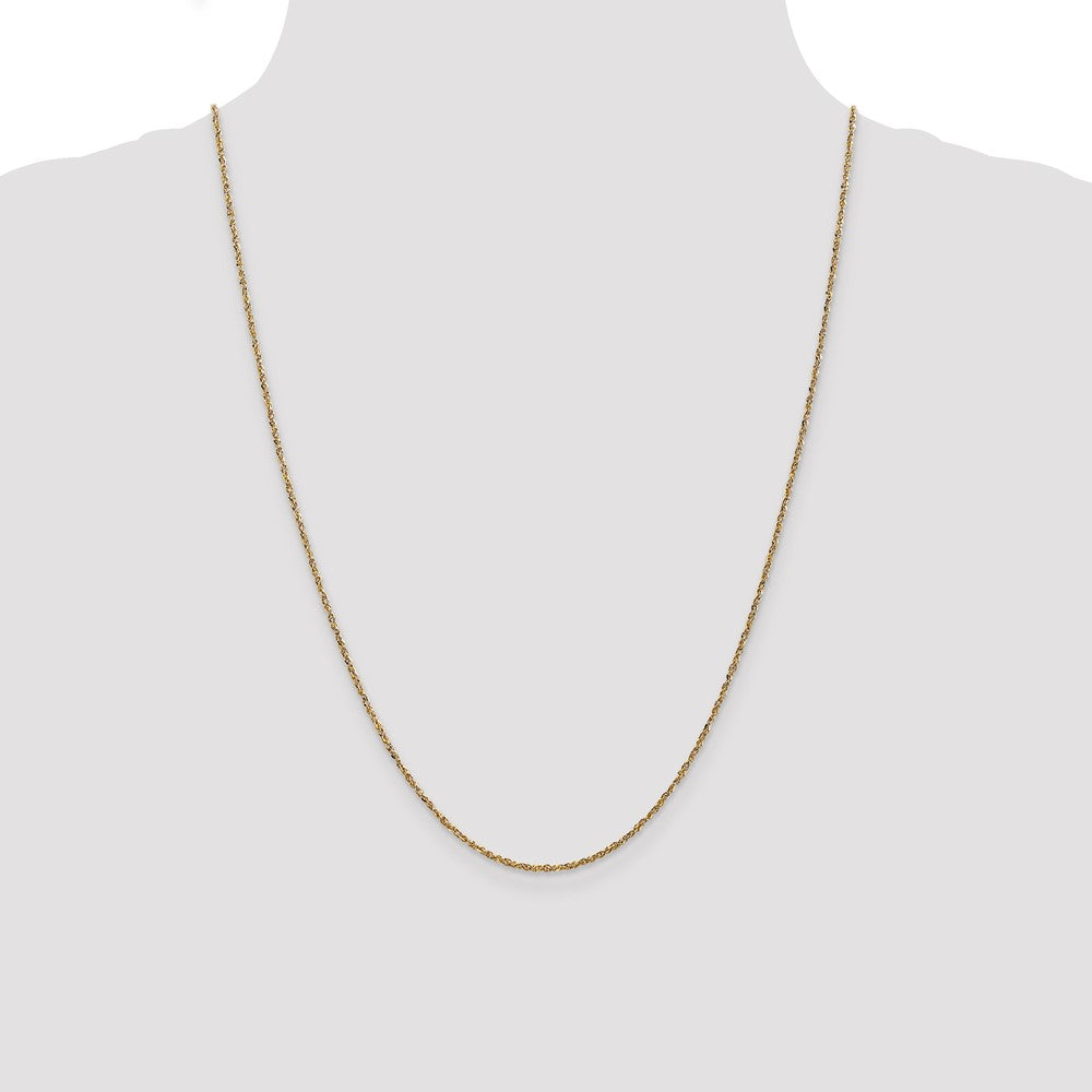 14K 1.7mm Ropa with Lobster Clasp Chain