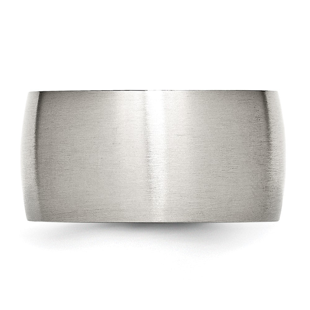 Chisel Stainless Steel Brushed 12mm Half Round Band