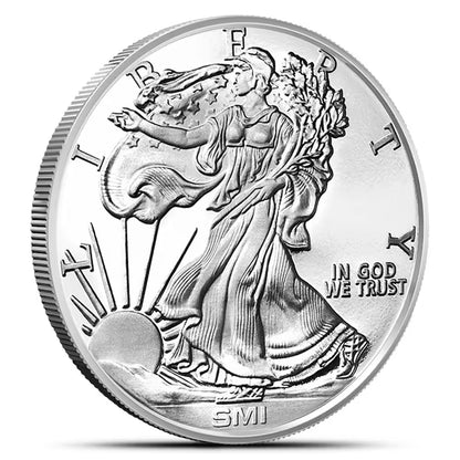 1 oz Sunshine Walking Liberty Silver Round (New, MintMark SI)