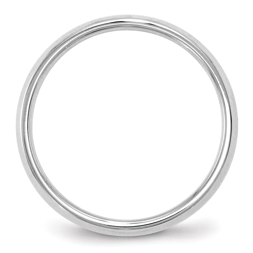 14k White Gold 2.5mm Knife Edge Comfort Fit Wedding Band
