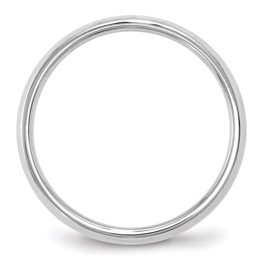 14k White Gold 2.5mm Knife Edge Comfort Fit Wedding Band