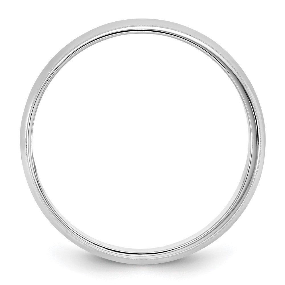 14KW 5.5mm LTW Milgrain Half Round Band