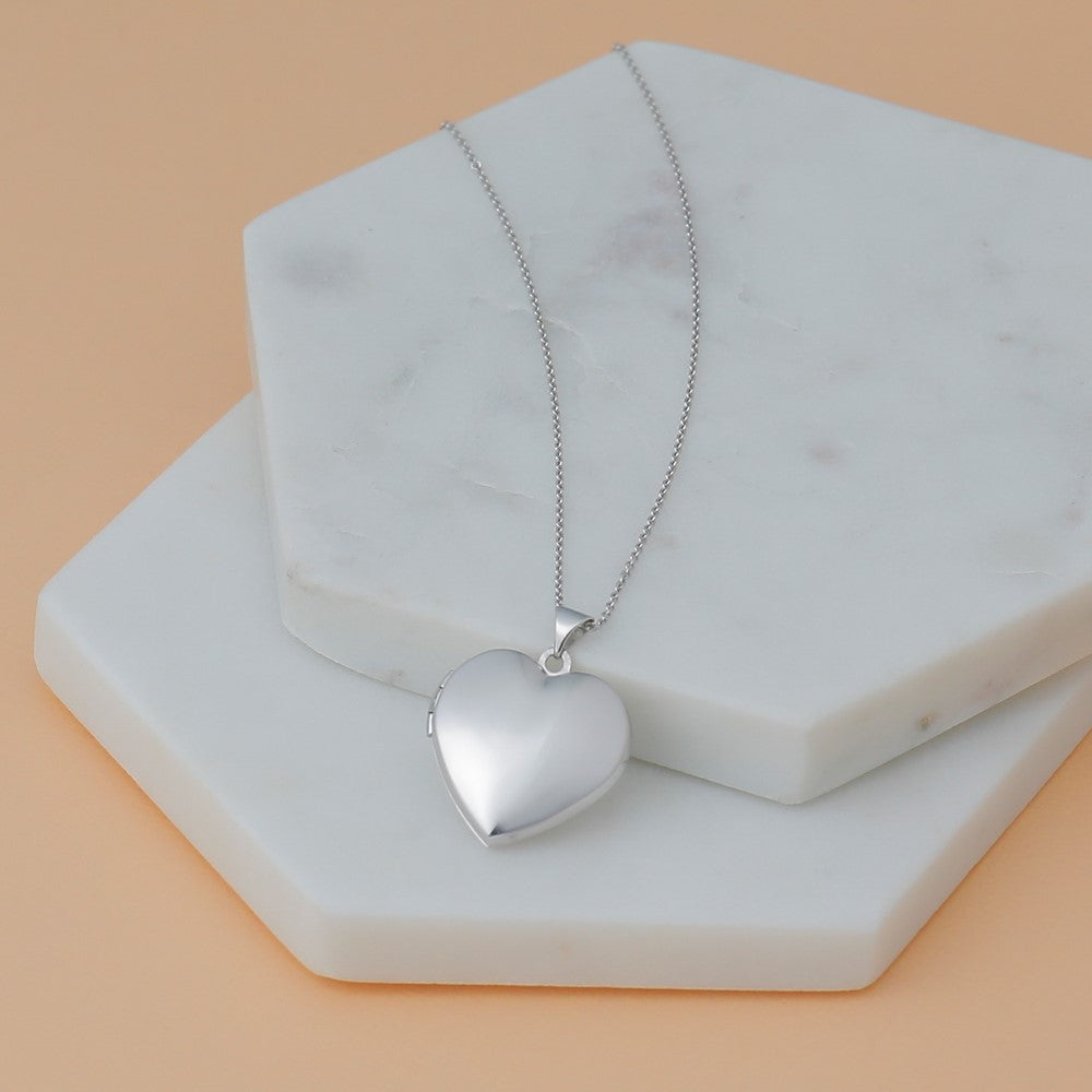 14K White Gold .95mm Diamond-cut Cable with Lobster Clasp Chain