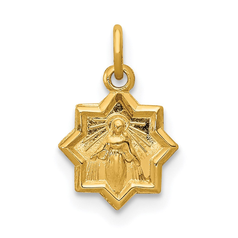 14k Blessed Virgin Mary Charm