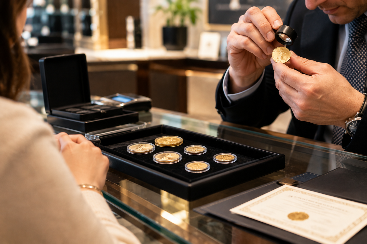 Buying a Gold Coin From Us