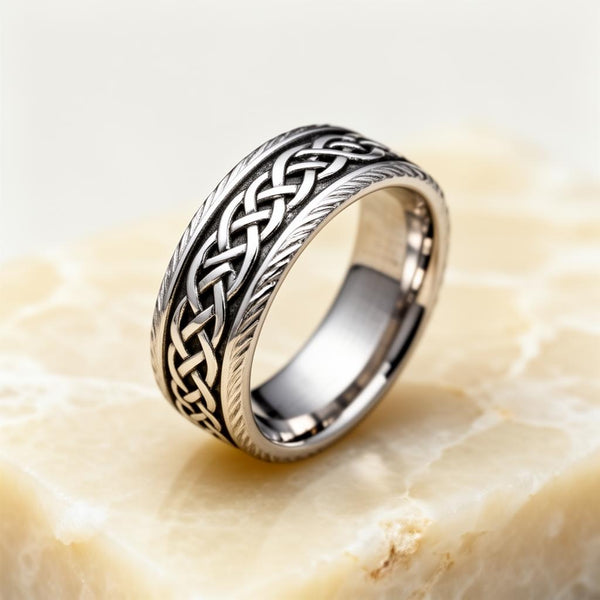 Carved and engraved bands